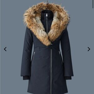 Mackage Trish down coat fox & rabbit fur perfect